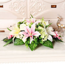Load image into Gallery viewer, DIY wedding decor table flower runner artificial flower row arrangement table centerpieces