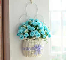 Load image into Gallery viewer, Artificial Flower hanging basket of flowers
