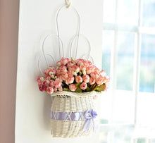 Load image into Gallery viewer, Artificial Flower hanging basket of flowers
