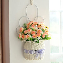 Load image into Gallery viewer, Artificial Flower hanging basket of flowers
