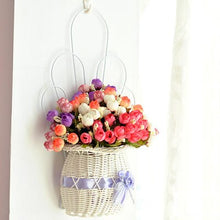 Load image into Gallery viewer, Artificial Flower hanging basket of flowers
