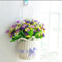Load image into Gallery viewer, Artificial Flower hanging basket of flowers
