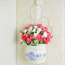 Load image into Gallery viewer, Artificial Flower hanging basket of flowers
